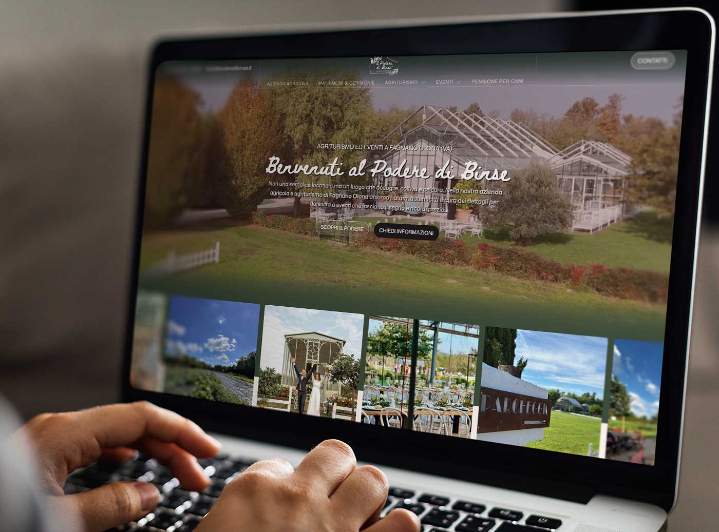 Sito web per agriturismo